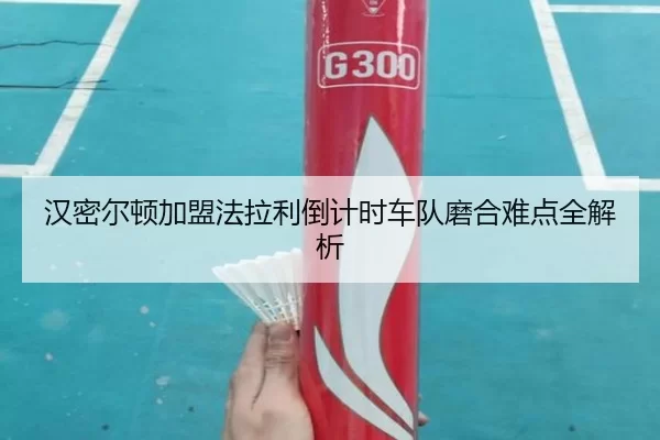 汉密尔顿加盟法拉利倒计时车队磨合难点全解析